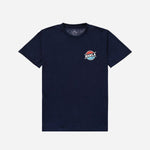 Kamisa Adventure Pocket & Back Print Tee in Blue