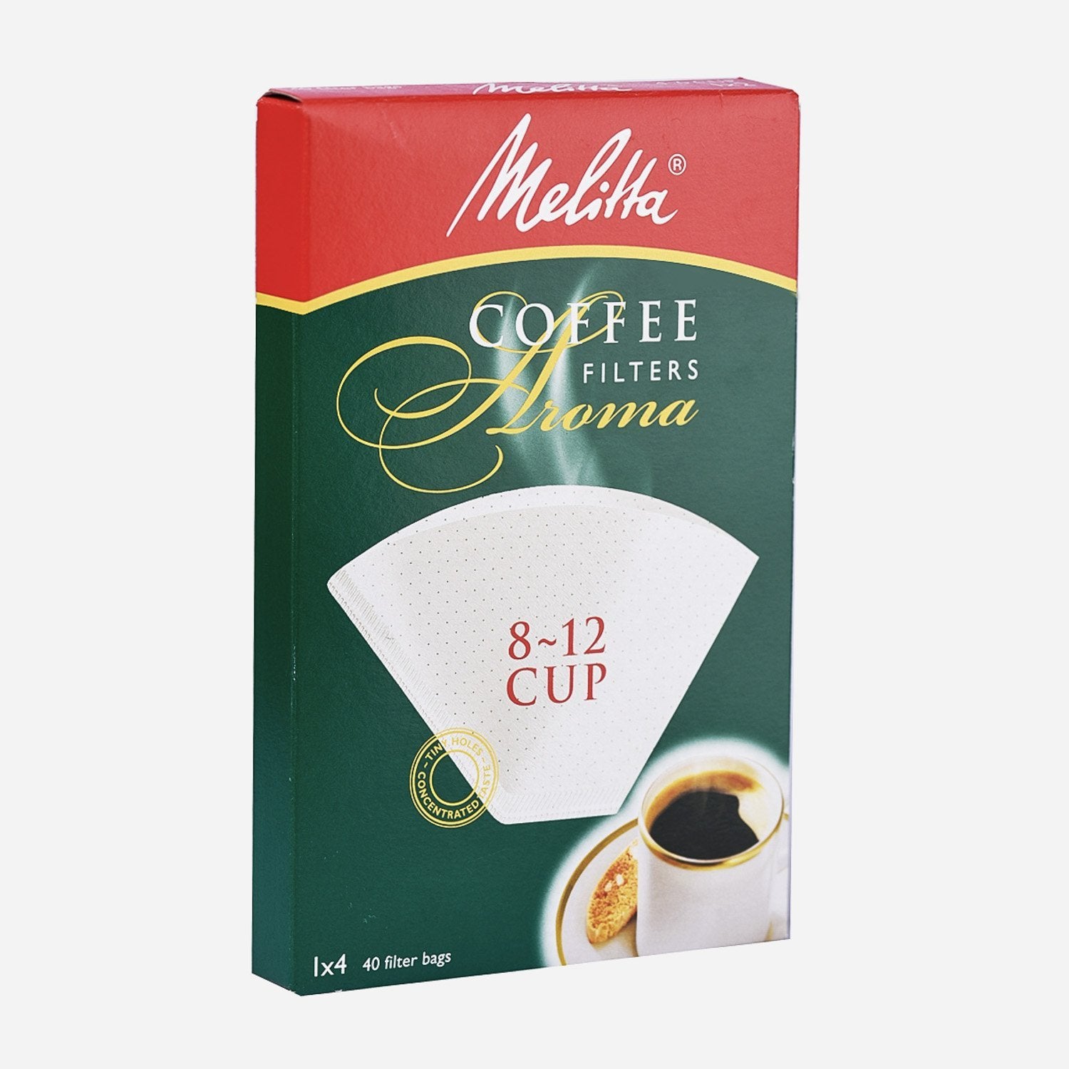 Mellita 40-Pack Aroma Coffee Filter - 8-12 Cups