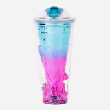 2-Tone Mermaid Tail Tumbler 75Ml Blue W Db