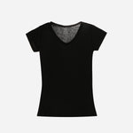 Smartbuy Girl's Teens Plain T-shirt in Black