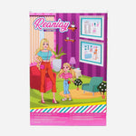 Reaniay Fashion Trend Doll In Pink Top Playset For Kids