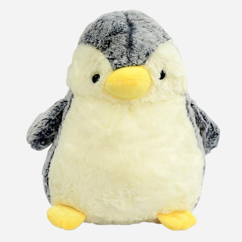 Kidshop 13 Inch Fluffy Snow Grey Penguin Stuffed Plush Toy