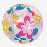 Jilong Beach Ball Bundle Set With Star, Floral And Egg Designs Beach Essentials For Summer