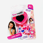 Star Model Sweet Heart Toy Makeup Lip Kit For Girls