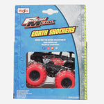 Maisto Fresh Metal Earth Shockers Shock N' Gnaw (Red Black) Die Cast Vehicle For Boys