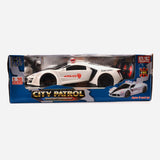 Road Rats City Patrol Radio Controlled Police Car White