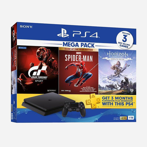 PS4 Unit Mega Pack 3 1Tb Bundle