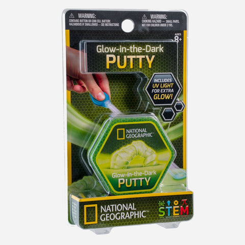 Carded Glow-In-The-Dark Putty