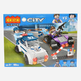 Cogo City Police Car 166 Pcs Buiding Blocks Set