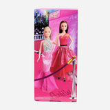 Anlily Star Banquet Doll In Fuchsia Dress Toy For Kids