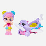 Kindi Kids Minis S1 Mini Vehicle - Rainbow Kate'S Airplane Toy For Girls