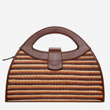 Tropiko Buntal Oval Shape Handbag