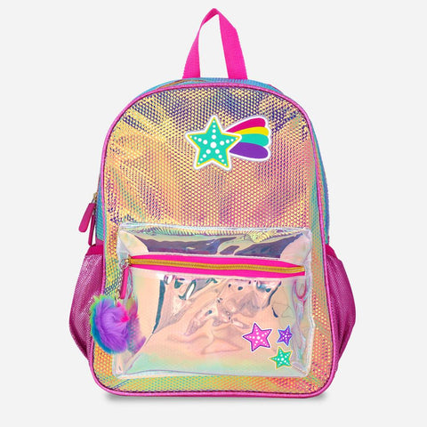 Travel Basic Claudia Star Holographic Backpack