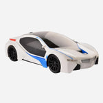 Road Rats 3D Dazzle Radio Controlled Car White And Blue