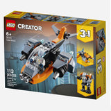 Lego R Creator 31111 Cyber Drone Age 6 Building Blocks 2021 113Pcs