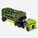 Hot Wheels Track Trucks Caged Cargo Green Toy For Boys