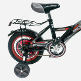 Deck Genesis 12 Inch Bike (Black/Red) For Boys