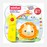 Winfun 9 Inch Jungle Pals Sensory Book Learning Toys For Kids