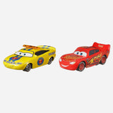 Disney Pixar Cars Die Cast 2 Pack Charlie Checker And Lightning Mcqueen Toy For Boys