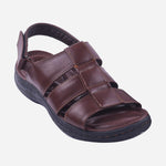 Bata Men's Lenard Comfit Strap Sandals in Brown