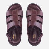 Bata Men's Lenard Comfit Strap Sandals in Brown