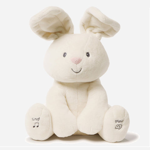 Baby Gund Talks And Plays Peek A Boo Flora The Bunny Plush Toy For Babies