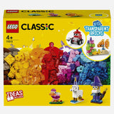 Lego R Classic 11013 Creative Transparent Bricks Age 4 Building Blocks 2021 500Pcs