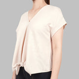 SM Woman Casual Blouse with Front tie