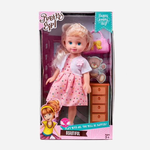 Pretty Girl Doll (Blonde) Toy For Girls