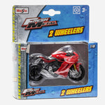 Maisto Fresh Metal 2 Wheelers Ducati (Red) Motorcycle Toy For Boys