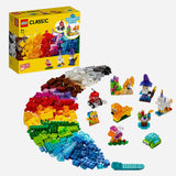 Lego R Classic 11013 Creative Transparent Bricks Age 4 Building Blocks 2021 500Pcs