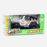 Maisto Fresh Metal Forces Gray Camouflage Jeep Toy For Boys