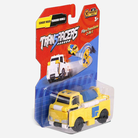 Transracers Cement Mixer Trencher Vehicle Toy For Boys