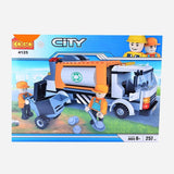 Cogo City Recycling Truck 257 Pieces Building Blocks Set For Kids