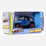 Maisto Fresh Metal 4X4 Rebels Blue Jeep Vehicle Toy For Boys