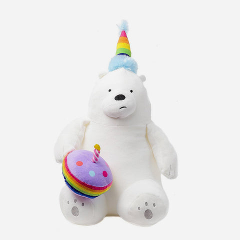 We Bare Bears Ice Bear Birthday Plush Toy For Kids
