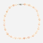 Glynyz Apricot and White Freshwater Egg Pearls Set