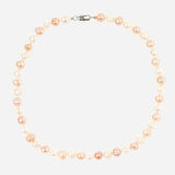 Glynyz Apricot and White Freshwater Egg Pearls Set