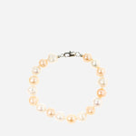 Glynyz Apricot and White Freshwater Egg Pearls Set