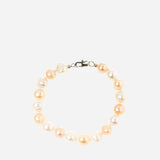 Glynyz Apricot and White Freshwater Egg Pearls Set