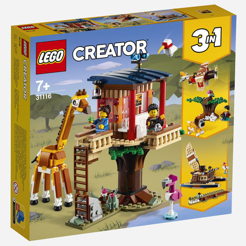 Lego R Creator 31116 Safari Wildlife Tree House Age 7 Building Blocks 2021 397Pcs