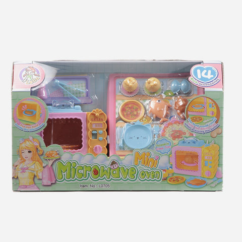 Lelia Mini Microwave Oven Playset For Girls