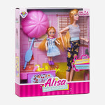 Alisa Beauty For You And Me Doll With Ice Cream Cart Toy For Girls