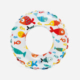 Lively Print Swim Ring Fish