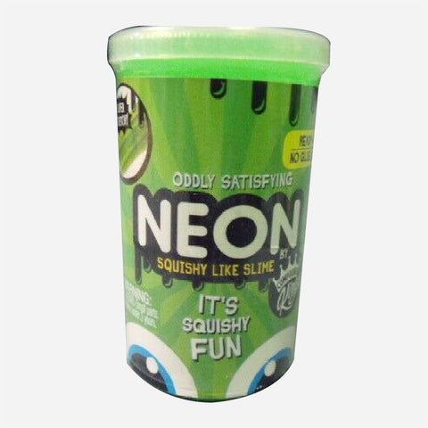 Compound Kings Oddly Satisfying Squishy Like Slime Neon Green Jar For Kids