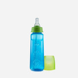 Sesame Beginnings 8oz Embossed Bottle With Silicone Straw