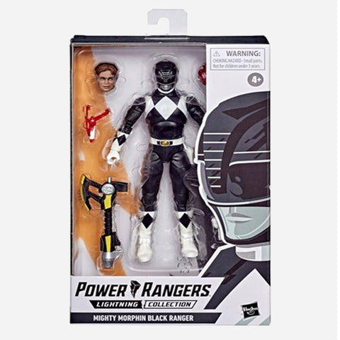 Power Rangers Lightning Collection Mighty Morphin Black Ranger Action Figure For Boys