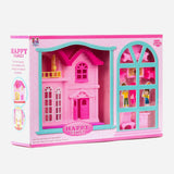 Happy Family Playset (Pink) For Girls