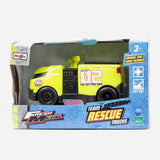 Maisto Fresh Metal Team Rescue Trucks Fire Department (Yellow Green) Toy For Boys