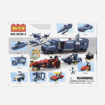 Cogo 3036 3 Police Aircraft 117Pcs Building Blocks Toy For Kids